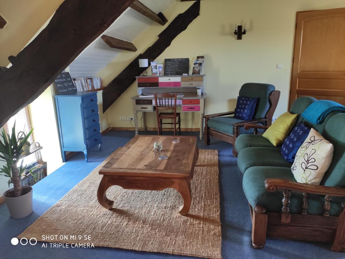 Ferienwohnung Gite Le Grenier Aux Portes De Broceliande Réminiac Exterior foto